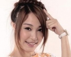 韩式简单盘发步骤图解
