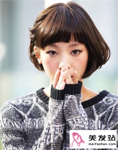 2014简约风格短发发型 流行短发塑造清新美女