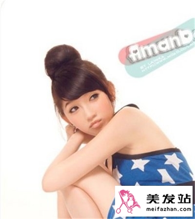 2014夏季清新丸子头扎发 时尚扎发清凉一夏