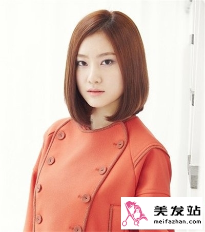 2014女生流行刘海发型 个性刘海塑造甜美气质