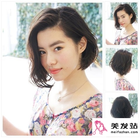 短发女生夏季清爽甜美发型 时尚短发俏丽修颜