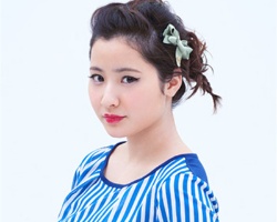 中长发女生甜美日系扎发教程 简单扎发上班出游都实用