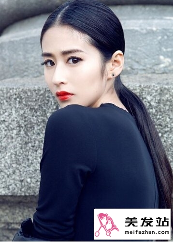 甜美女神颖儿最新发型盘点 长发颖儿最有清新淑女气质