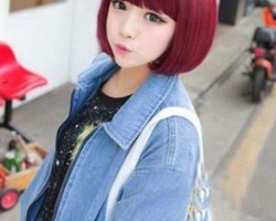 短发女生修颜必备 清新日系女生一株独秀