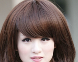立体时尚假发发型 素颜清新打造短发美女