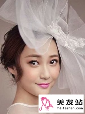 新娘发型图片  给你不一样的唯美造型