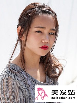 长卷发扎发设计 教你扎出女人味