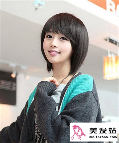 女生时尚清新BOBO头发型 打造可爱萝莉短发美女