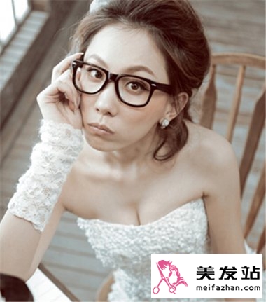 韩式式唯美新娘发型图片 打造2014最美新娘
