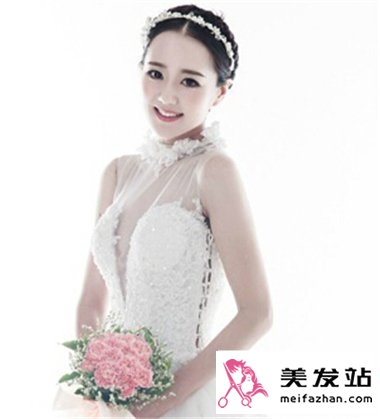 韩式式唯美新娘发型图片 打造2014最美新娘