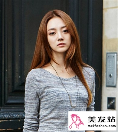 美艳韩式长发发型图片 清新时尚女神范