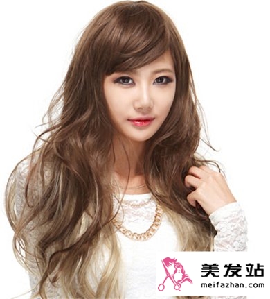 美艳韩式长发发型图片 清新时尚女神范