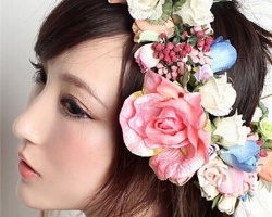 简洁的森女系发型diy 变身甜美自然的田园风