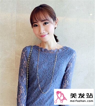 最受欢迎齐刘海发型集锦  修颜减龄塑造完美脸型 