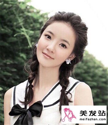 清纯发型图片分享  打造甜美可爱学院风