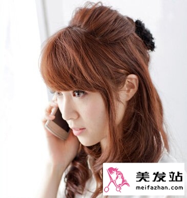 中长发女生简单扎发编发发型 每天不同造型随心变