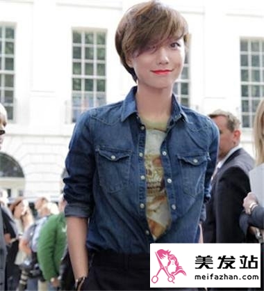 女生时尚短发造型 占领发潮新时代