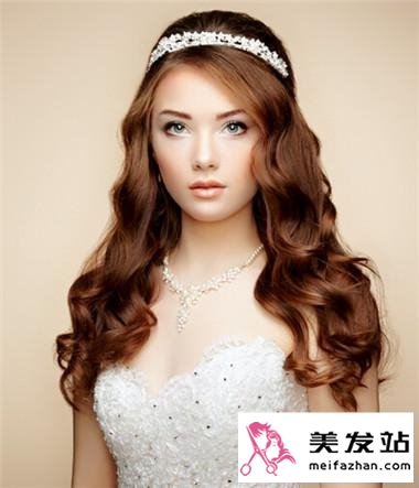 唯美韩式长发新娘发型 打造最幸福美新娘