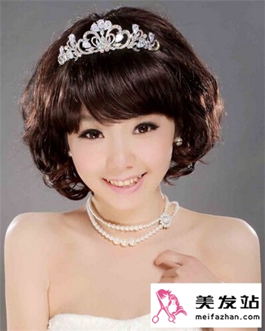 短发新娘发型 打造魅力短发新娘