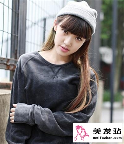 清纯甜美长发女生 打造纯情小美人