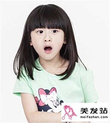 女童萝莉齐刘海发型 精灵可爱小萌萌哒