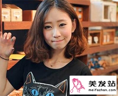 百变甜美齐肩短发梨花头 中短发女生时尚烫推荐