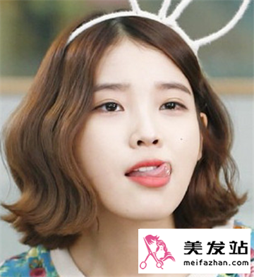 最新韩式中短发烫发发型 清纯唯美更时尚