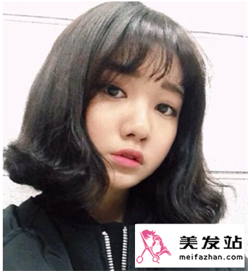 最新韩式中短发烫发发型 清纯唯美更时尚