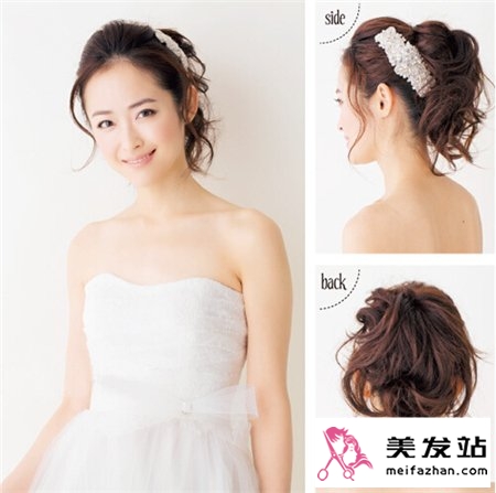 好看的日系新娘发型设计 高雅端庄最显浪漫