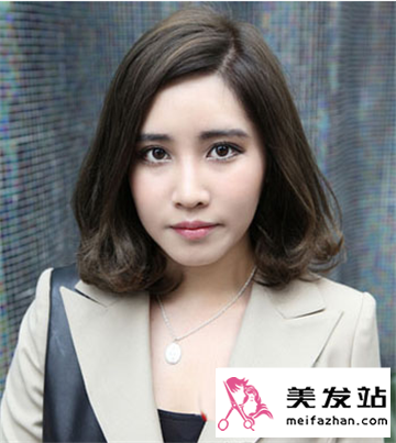 女生偏分一九分刘海发型 自信知性气质完美打造