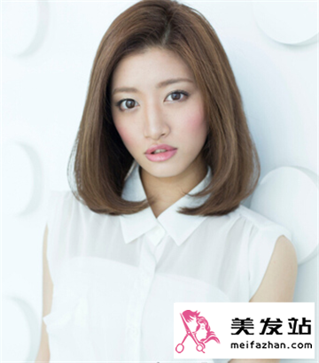 女生偏分一九分刘海发型 自信知性气质完美打造