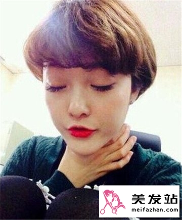 2015最新女生短发发型 可爱清新韩范
