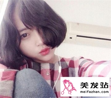 2015最新女生短发发型 可爱清新韩范