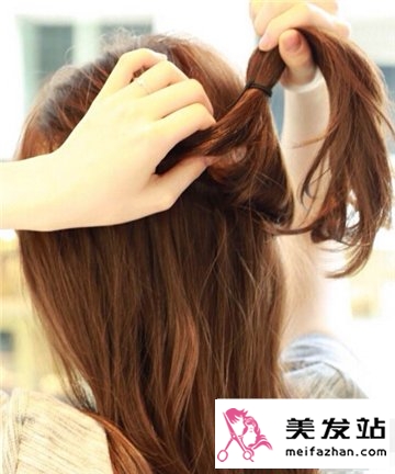 女生公主式编发扎发教程 简单易学有气质