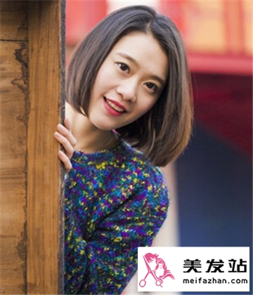 热荐女生清爽气质中短发发型 韩范十足的齐肩短发