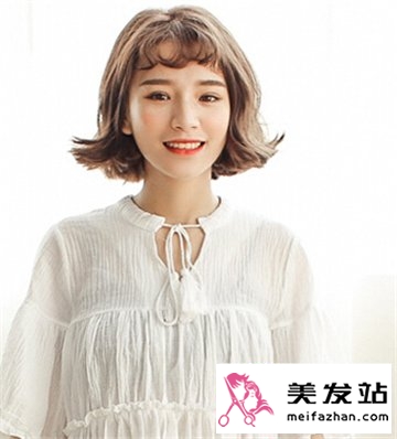 卡其色温暖染发发色 清新唯美的染发发感