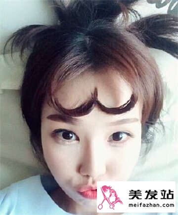 2015最新流行美少女战士爱心空气刘海 时尚发型最抢眼