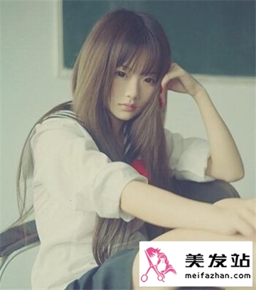 长发女生清纯系发型图片 甜美自然最女神范
