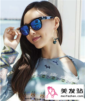 清新直发发型图片 修颜减龄必备发型