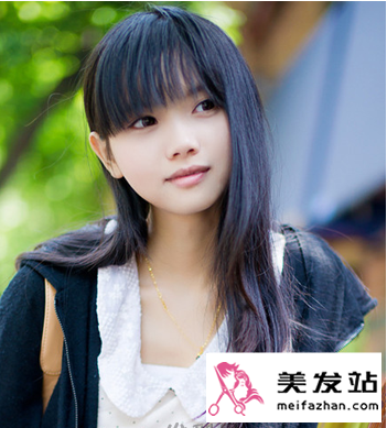 刘海发型图片推荐 温婉气质最清新