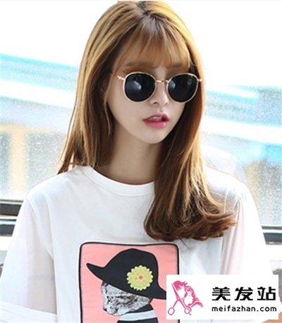 气质鹅蛋脸女生发型 完美美丽小清新