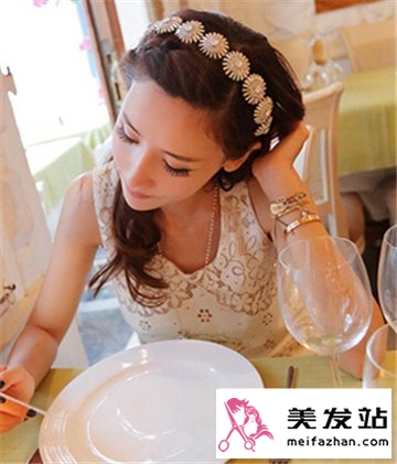 2015夏季简单扎发发型 
