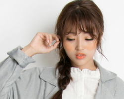 韩式时尚扎发发型图片 甜美动人更吸睛