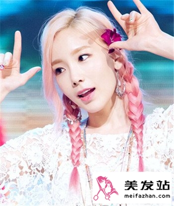 甜美发型图片