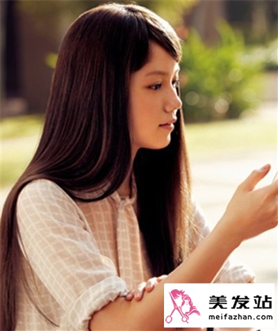 柔顺长直发