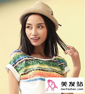 唯美卷发发型图片
