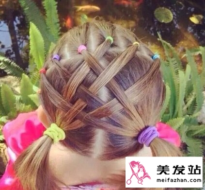 女儿潮流发型 儿童编发 女童发型