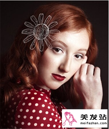 欧美风晚会发型