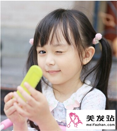 幼儿园女童发型设计