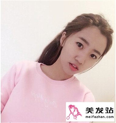 月亮脸发型